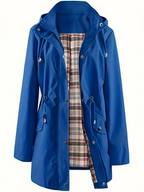 Chaqueta elegante, ligera e impermeable para mujer