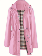 Chaqueta elegante, ligera e impermeable para mujer