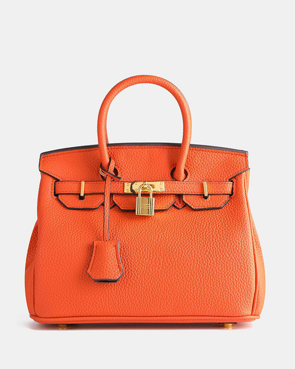 Bolso de cuero MILA de Veyro Madrid, con asa ajustable y acabado elegante, en color marrón con detalles refinados.
