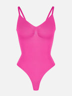 Body suit moldeador con espalda baja de Veyro Madrid, ajustado y cómodo, muestra su diseño en color negro y detalles en la espalda.