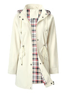 Chaqueta elegante, ligera e impermeable para mujer