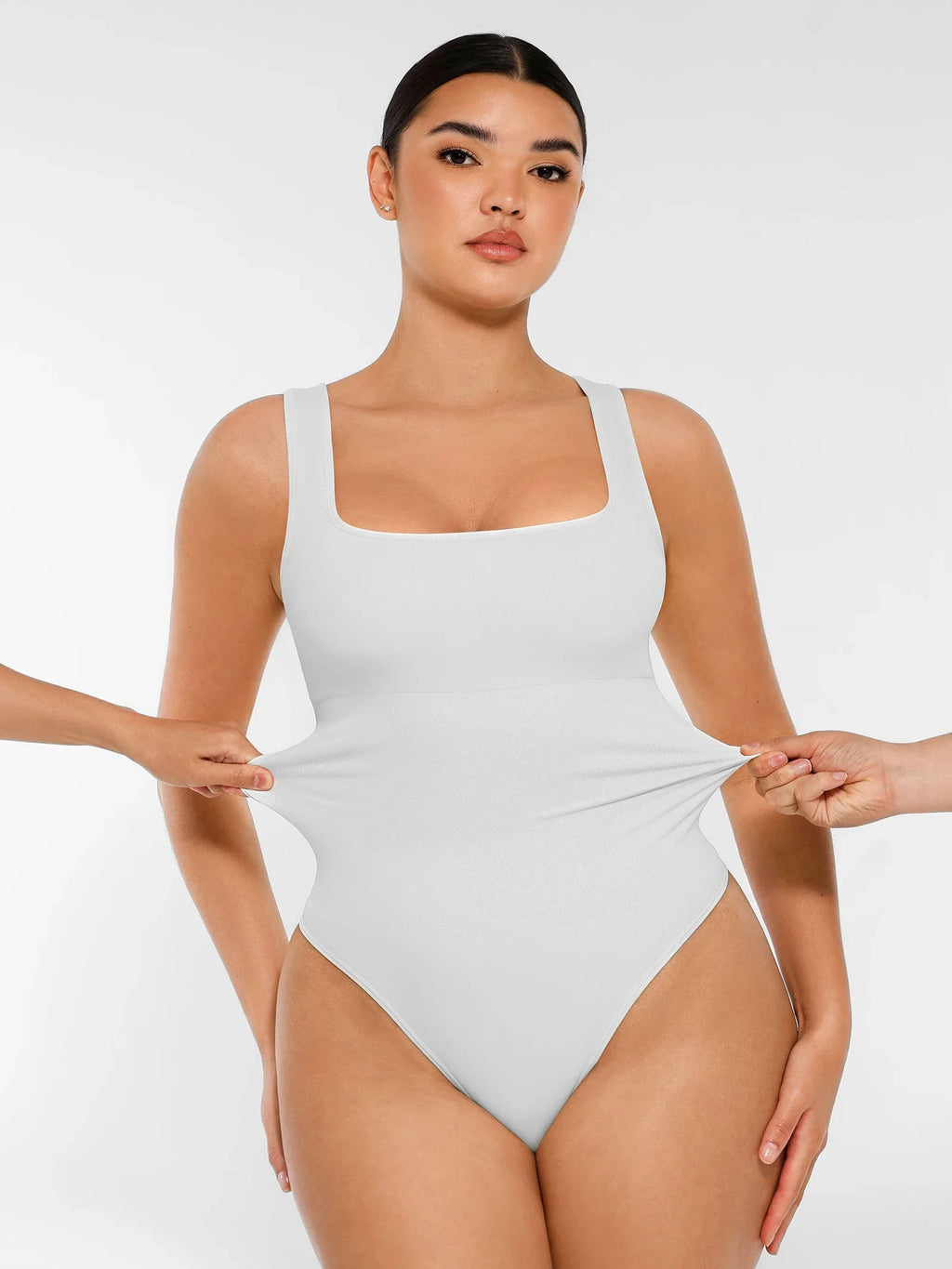 Body de Canalé con Escote Cuadrado
