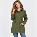 Chaqueta elegante, ligera e impermeable para mujer