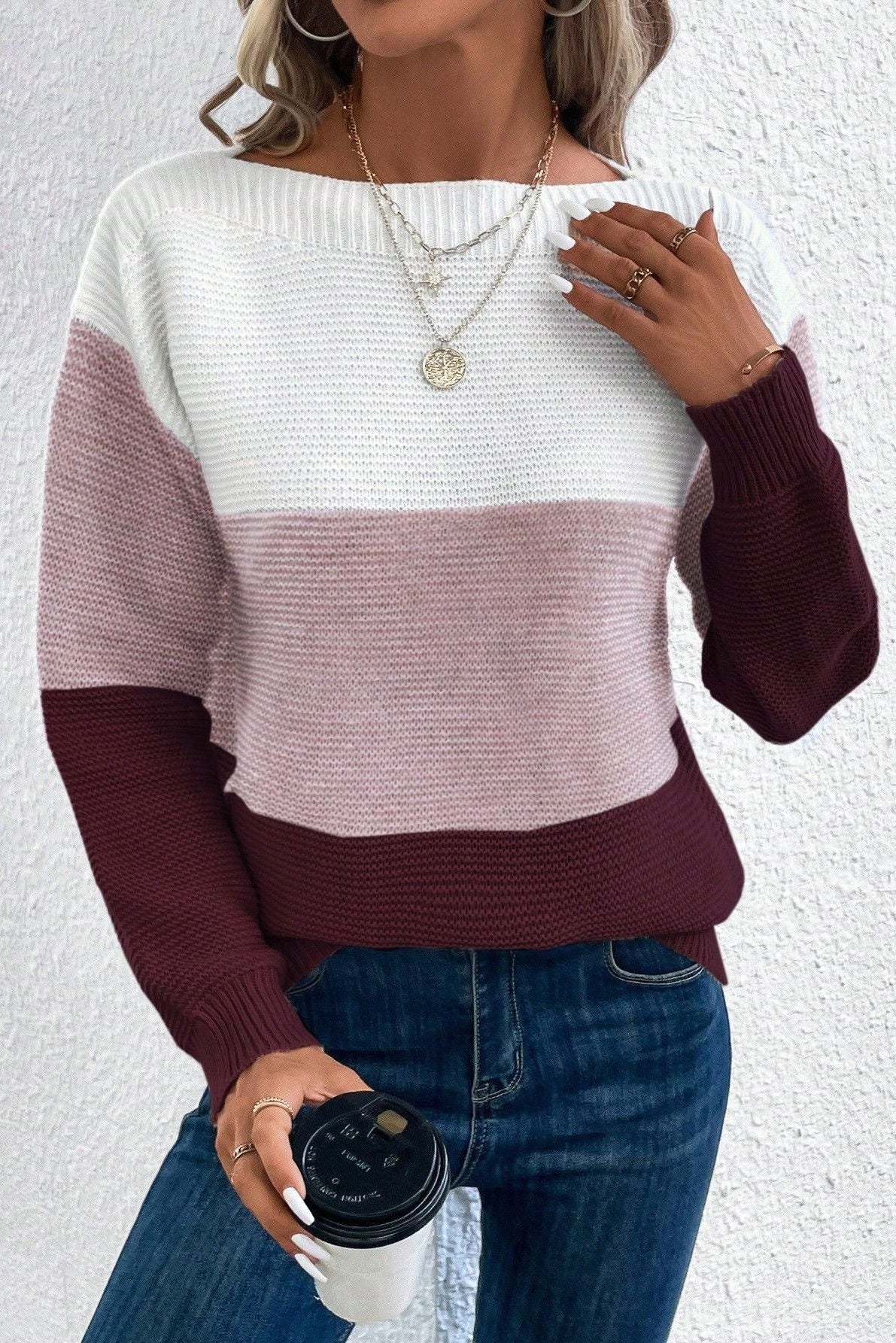 Elora Jersey de Mezcla de Lana con Toque Suave