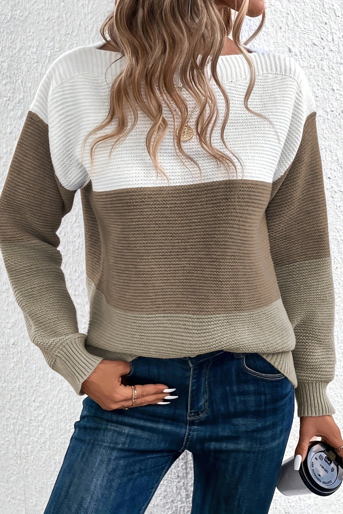 Elora Jersey de Mezcla de Lana con Toque Suave