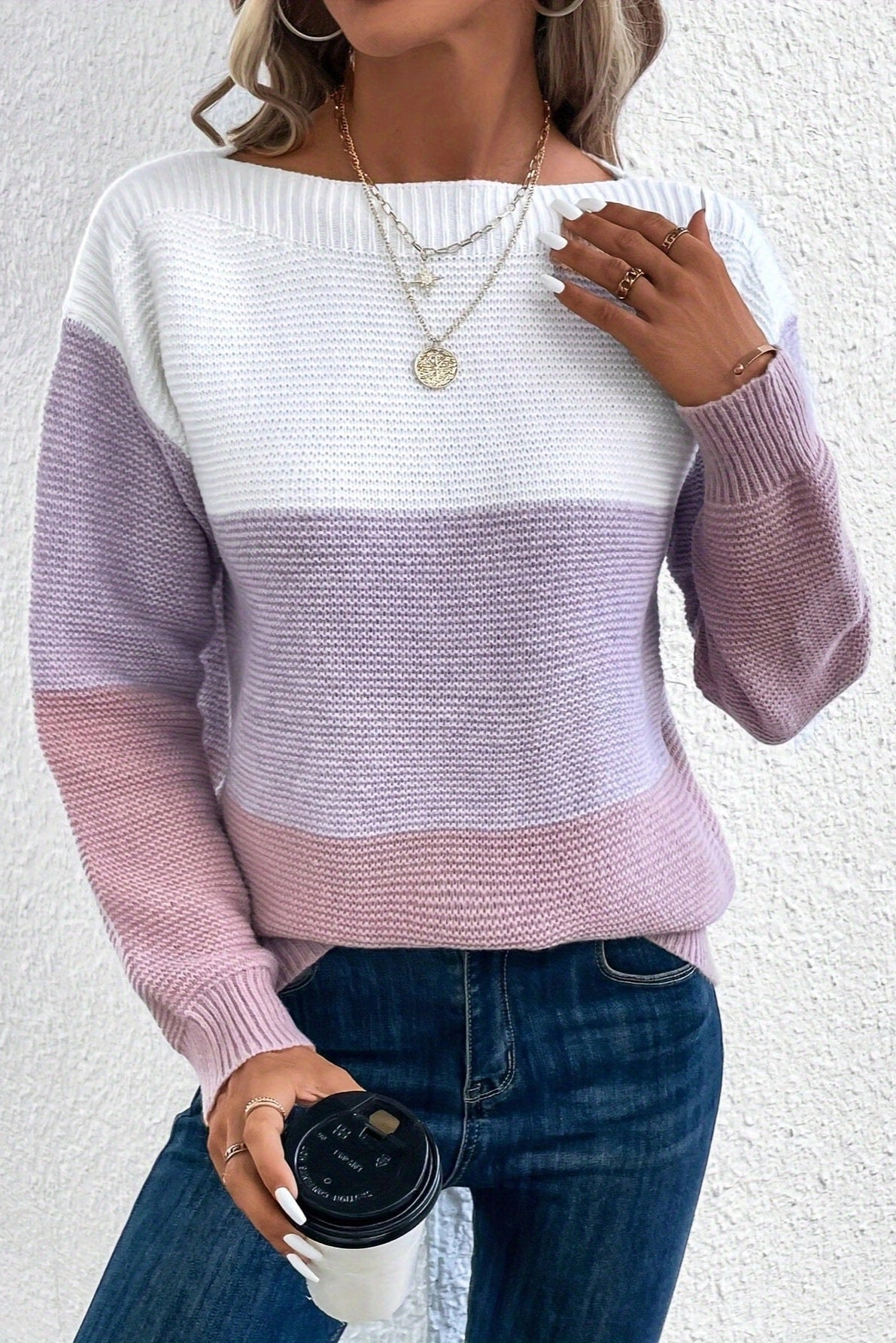 Elora Jersey de Mezcla de Lana con Toque Suave