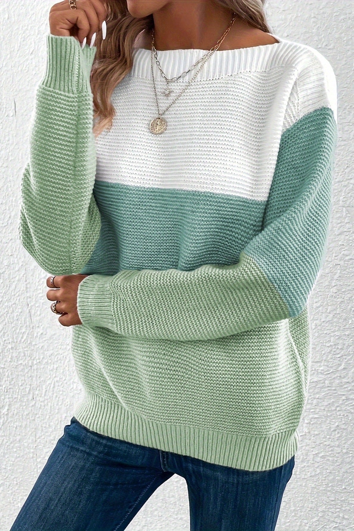 Elora Jersey de Mezcla de Lana con Toque Suave