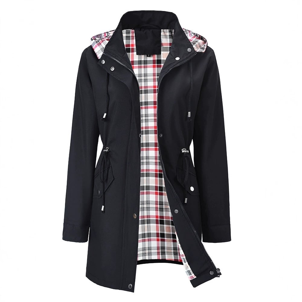Chaqueta elegante, ligera e impermeable para mujer