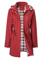 Chaqueta elegante, ligera e impermeable para mujer