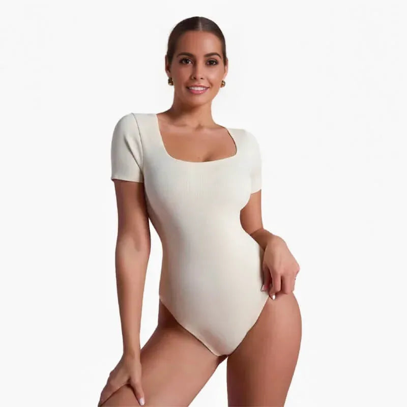 Body moldeador de manga corta Veyro Madrid, ajustado y cómodo, diseñado para realzar la figura y ofrecer soporte.