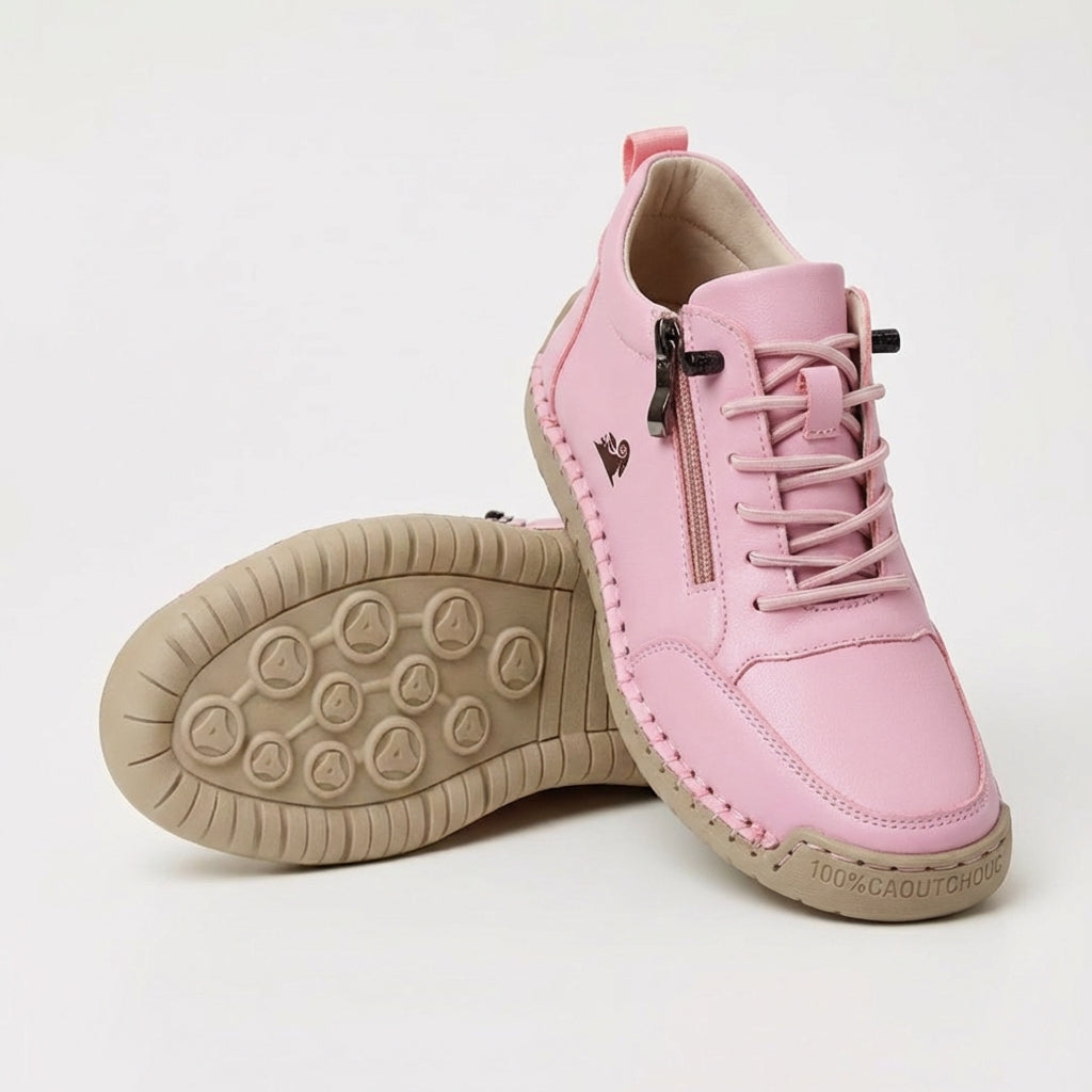 Zapatillas ortopédicas Mila Veyro Madrid con cremallera, diseño cómodo y funcional para soporte del pie.